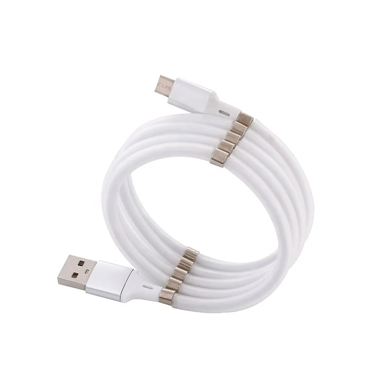 

Newest Fast 3A Magic USB Cable/Automatically Retractable Storage Data line for android