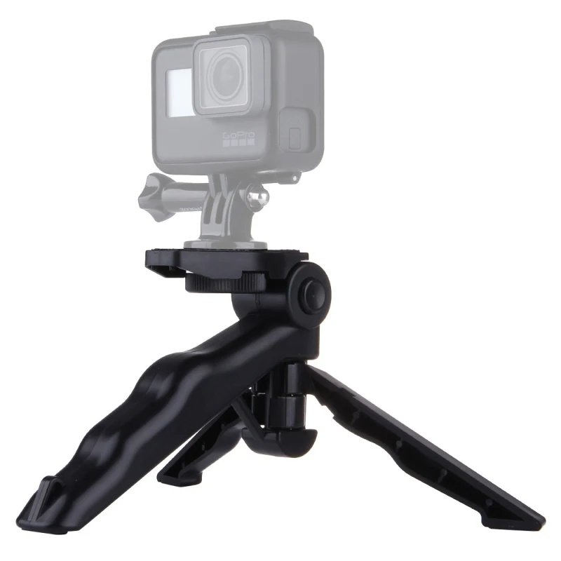 

Dropshipping PULUZ Grip Folding Tripod Mount with Adapter & Screws for Go Pro and Other Action Cameras