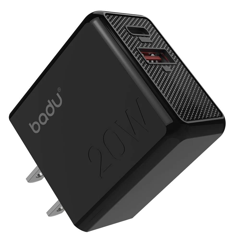 

New Style 20W QC3.0 USB+Type-c Port fast charger with mobile phone