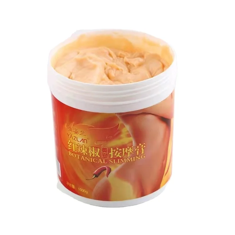 

Wholesale Private Label Hot Chili And Ginger 1kg Losing Weight Body Fitting Flat Tummy Fat Burner Slimming Cream For Detox Wrap