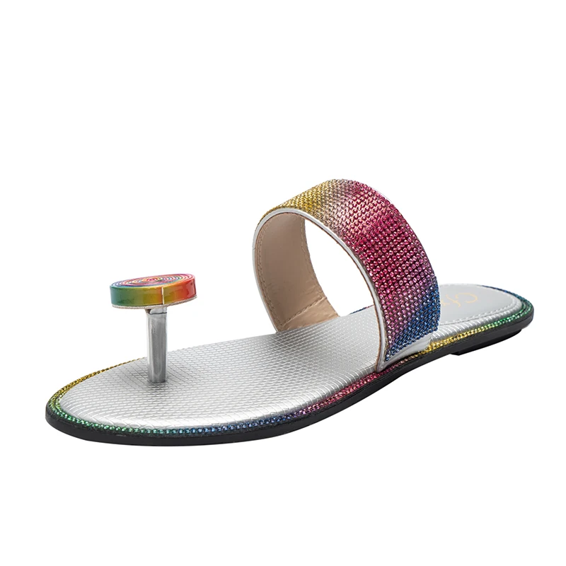 

High-end Manufacturing Wholesale Top High Women Rainbow Circle Sandals