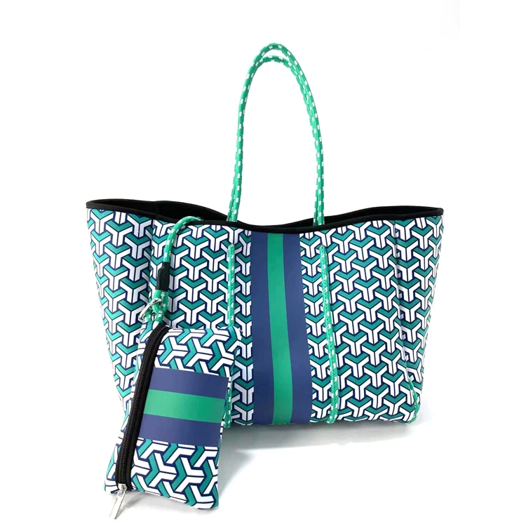2021 Hot selling beach bag ladies perforated neoprene tote bags printing neoprene bag private label women waterproof handbags, Customizable
2021 Hot selling beach bag ladies perforated neoprene tote bags printing neoprene bag private label women waterproof handbags, Customizable