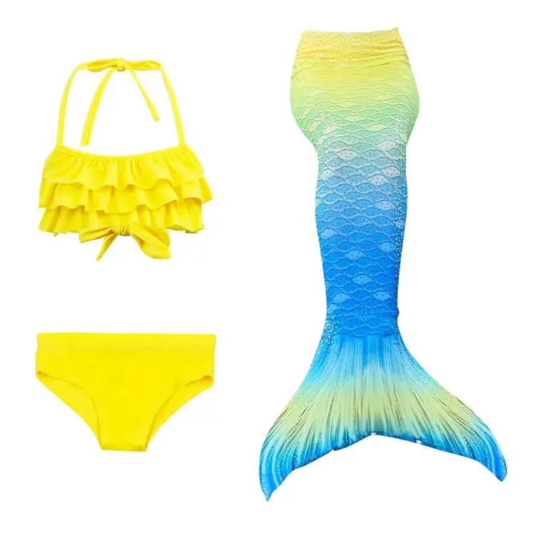 

Mermaid Swimsuit with Mermaid Tails for Swimming Bikini Suit for Children