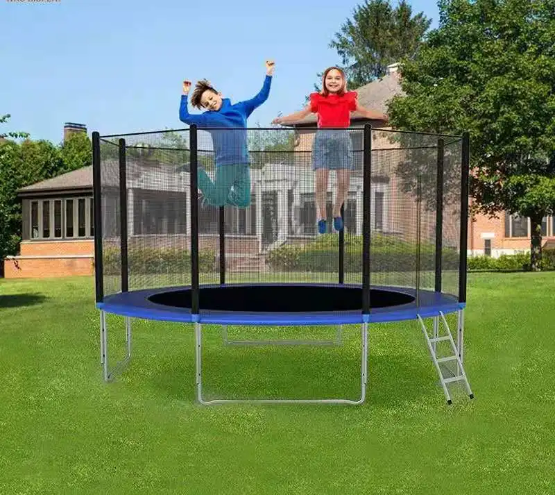 

4.5ft trampoline kid game inflatable air castle child playgrounds big round trampoline