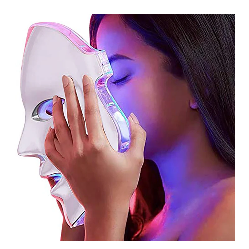 

2022 New Skin Rejuvenation Acne Treatment Led Facial Masks Wrinkle Remover Skin Tightening Led Mask 7 Colors Led Face Mask