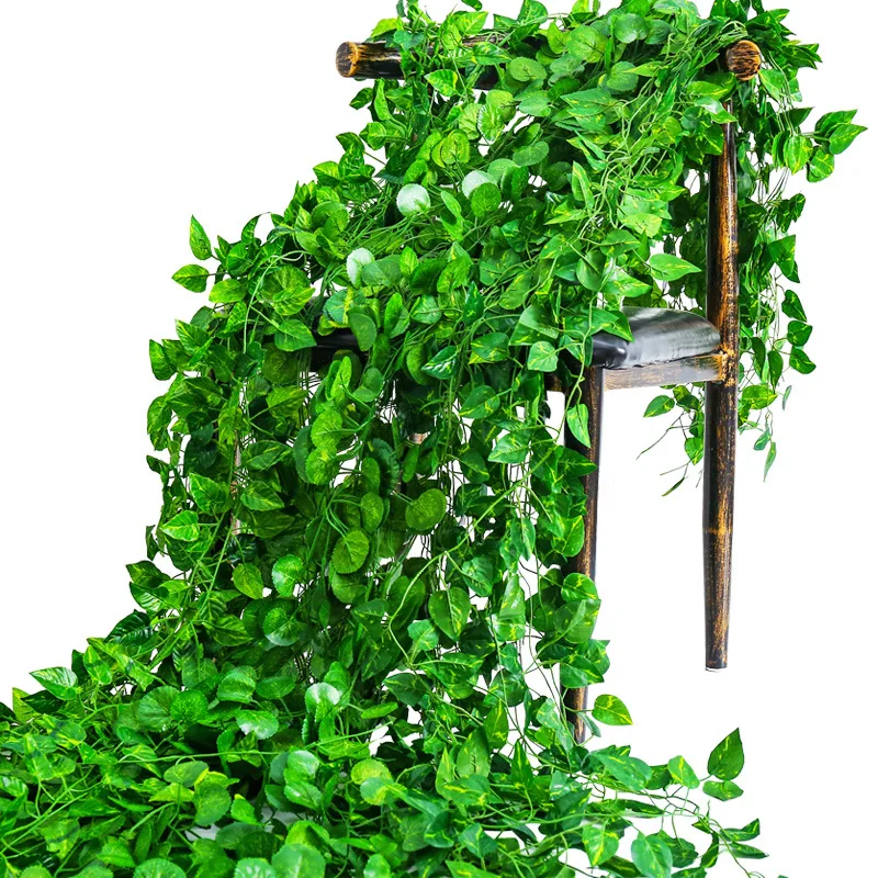 

DDA254 Wall Garland Hanging Vines Foliage Plants Indoor Outdoor Foliage Ivy Leaf Hanging Plants Artificial Ivy Leaves, 5 styles