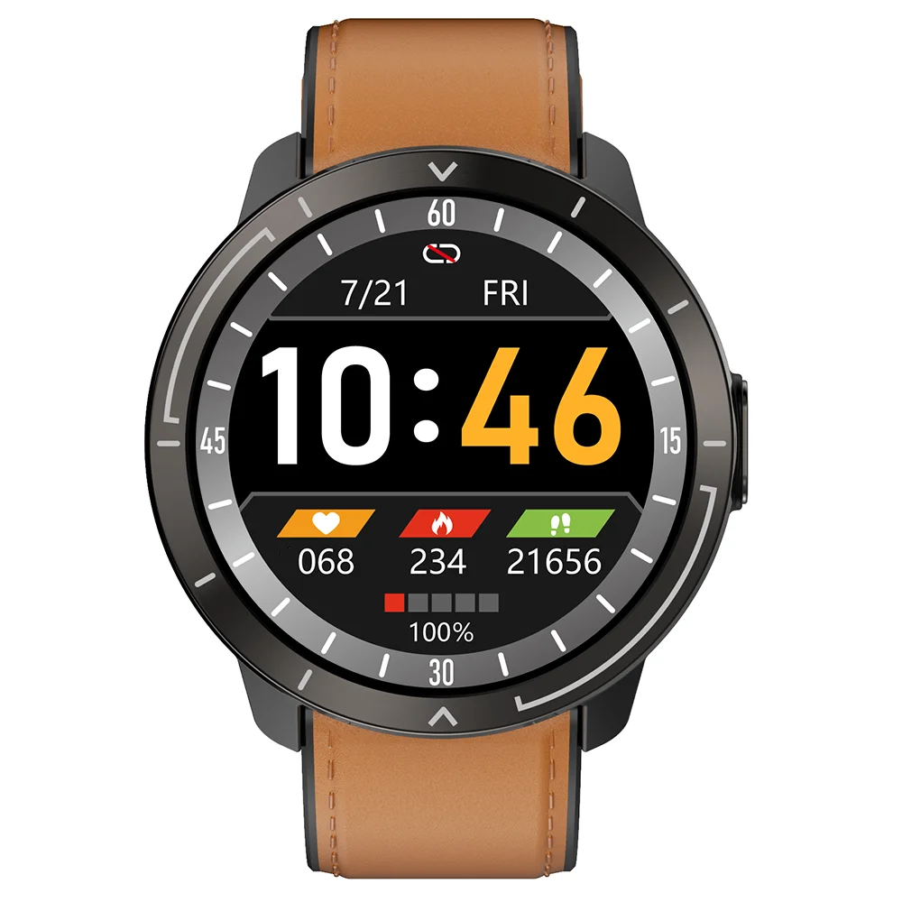 

Smartwatch m18plus Classic Vertical Stripe Silicone Wristband smart watch with Stainless Steel Clasp online smart watch, As show