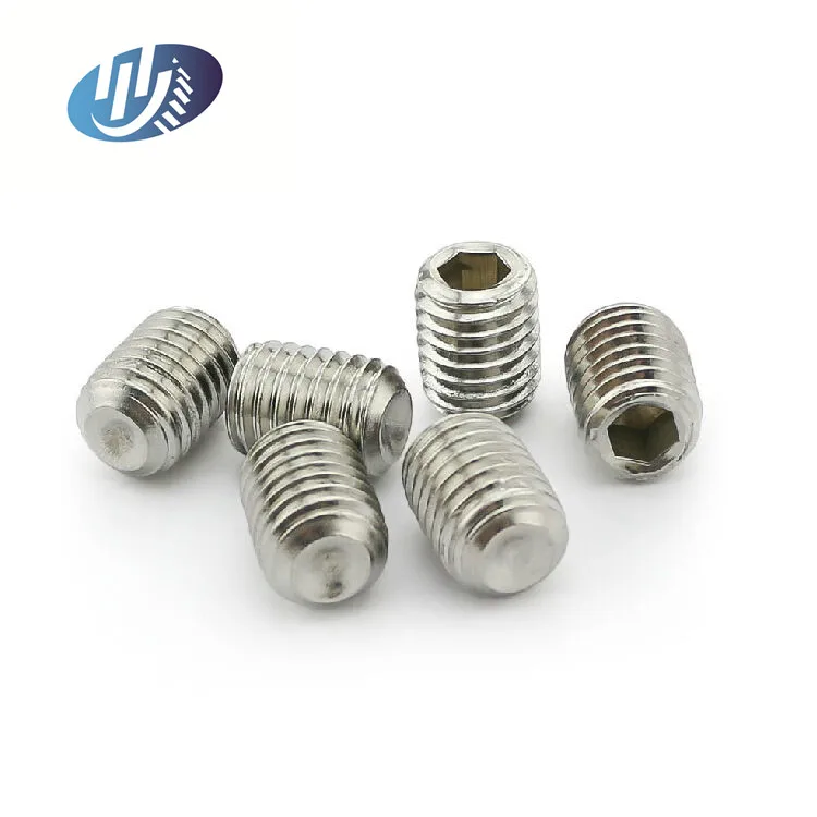 
DIN916 GB80 304 316 stainless steel Hexagon socket set screws cup point 