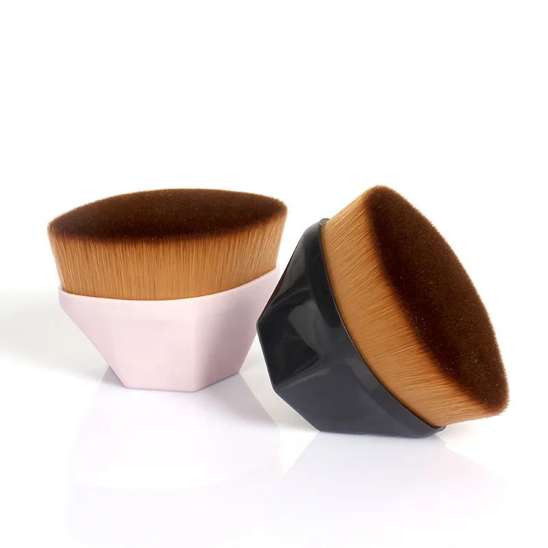 

Factory Wholesale Portable Soft Synthetic Fibre Private Label Single Foundation Cosmetic Makeup Brush, As picture