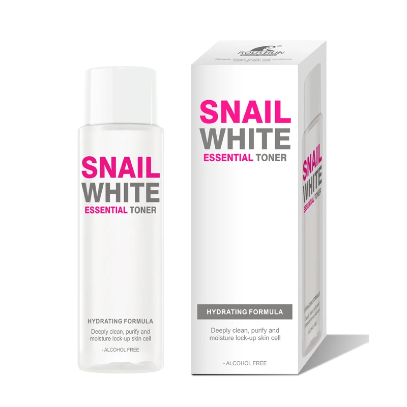 

ROUSHUN Snail white Essential Toner Hydrating Formula Deeply clean,purify and moisture lock-up skin cell ,Alcohol Free, Transparent