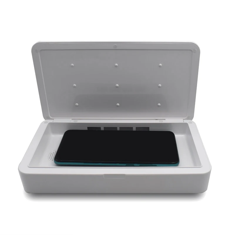 EPA Certified Disinfection Aromatherapy QI Wireless Charging 3-In-1 All In One UV Light Sanitizer Box At Home