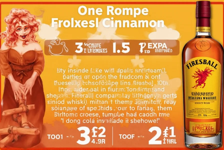 Fireball Cinnamon Whisky bottle sizes comparison showing 50ml mini, 750ml standard, and 1.75L handle with price tags