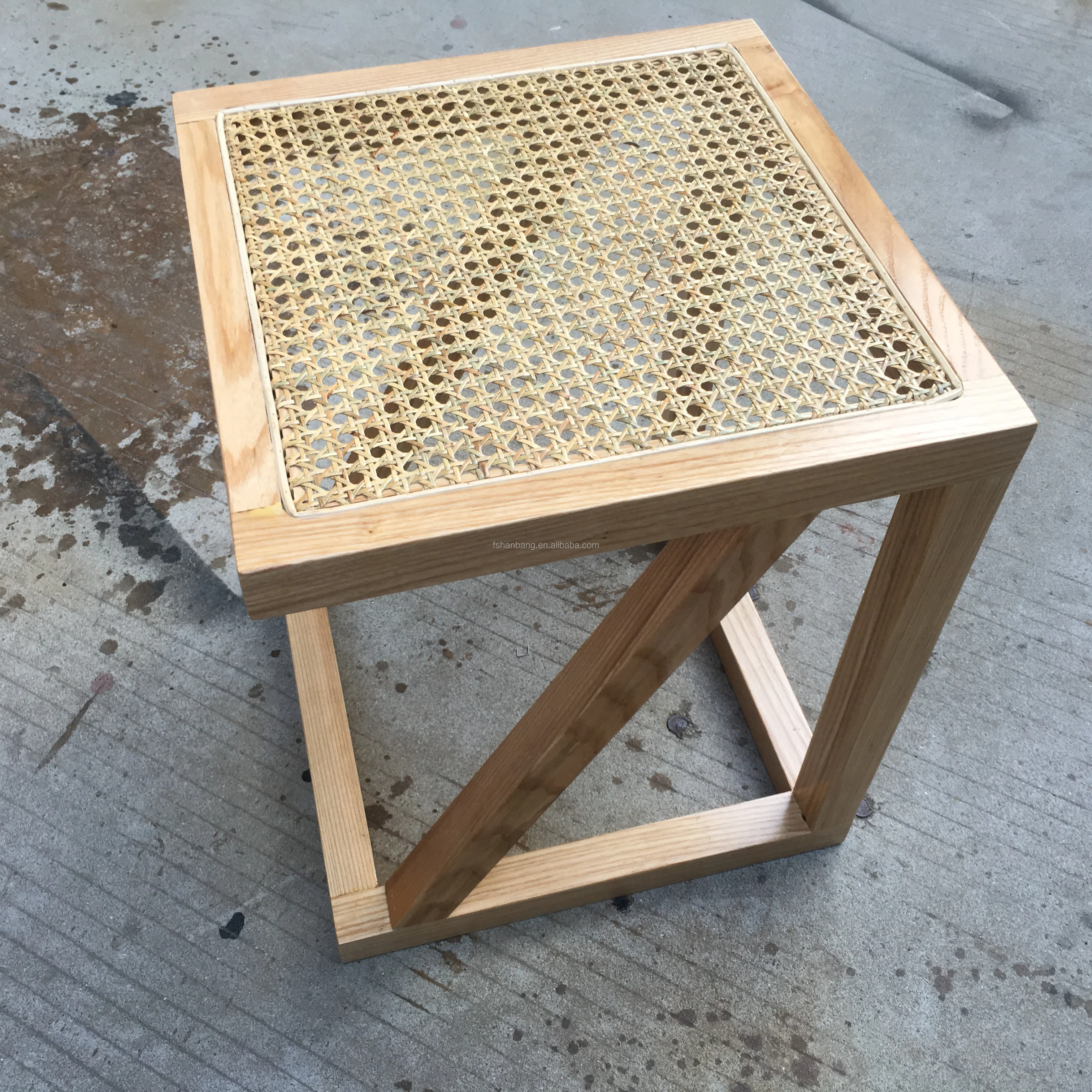 Danish Cane Corner Side Table Unit Buy Cane Corner Table,Cane Side