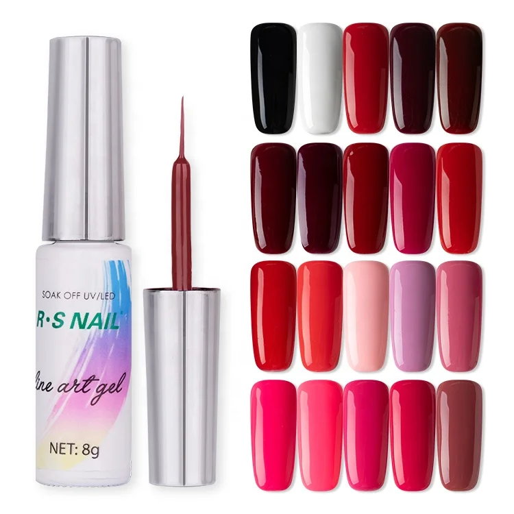 

RS Nail painting gel OEM Customized China Beauty Color Gel Painting Gel, 69 colors