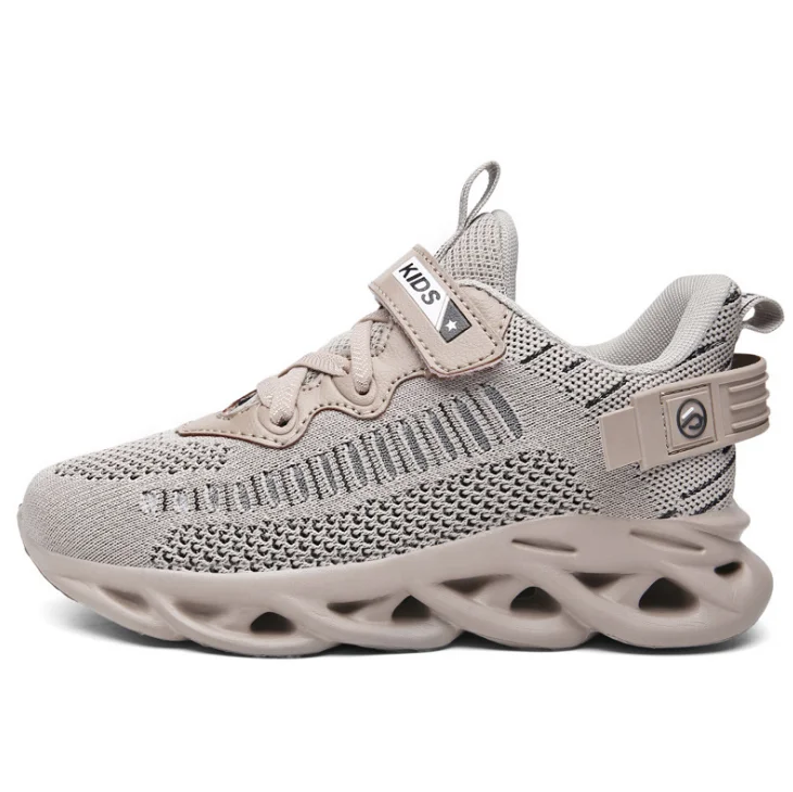 

Boys Girls Lightweight Tennis Shoes Breathable Mesh Knit Walking Sneakers, As pic