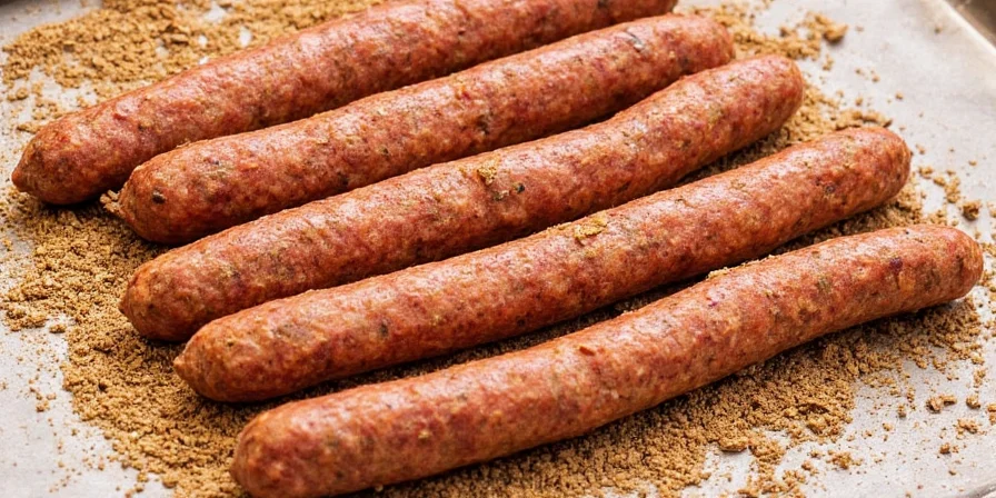 Side-by-side image of sweet and hot Italian sausages