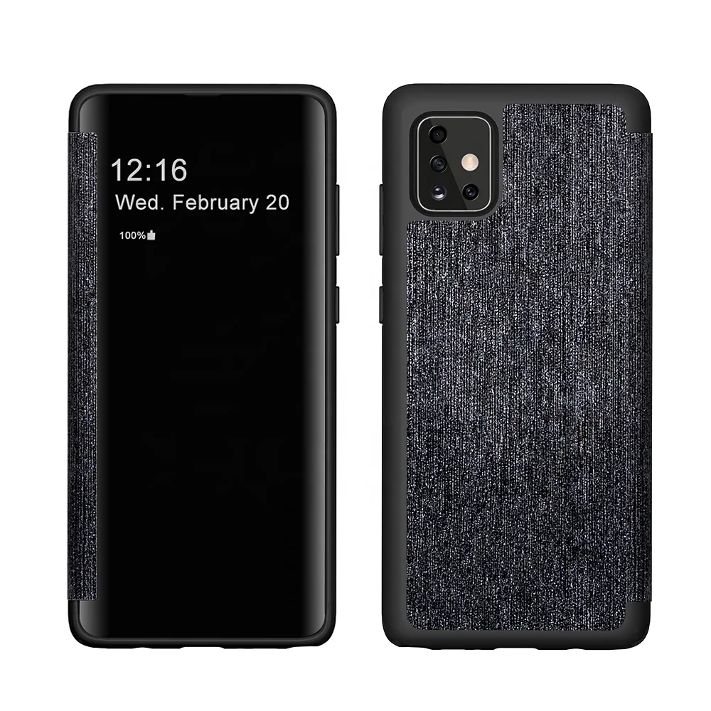 

Semi-transparent Flip Case For Samsung galaxy A81/A91 PU Leather Case Cover, Multi-color, can be customized