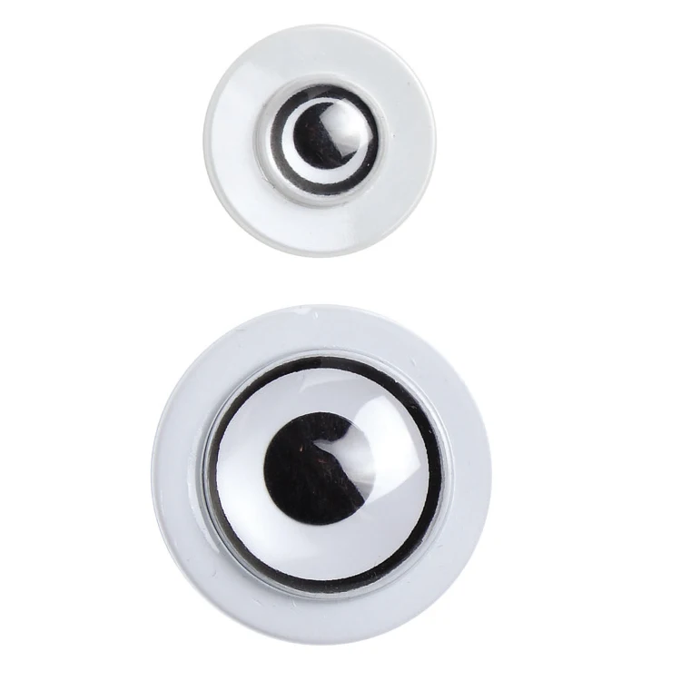 

Safety plastic plastic oval shape moving eyes plastic wiggle eyes for plush animal toys, Multi