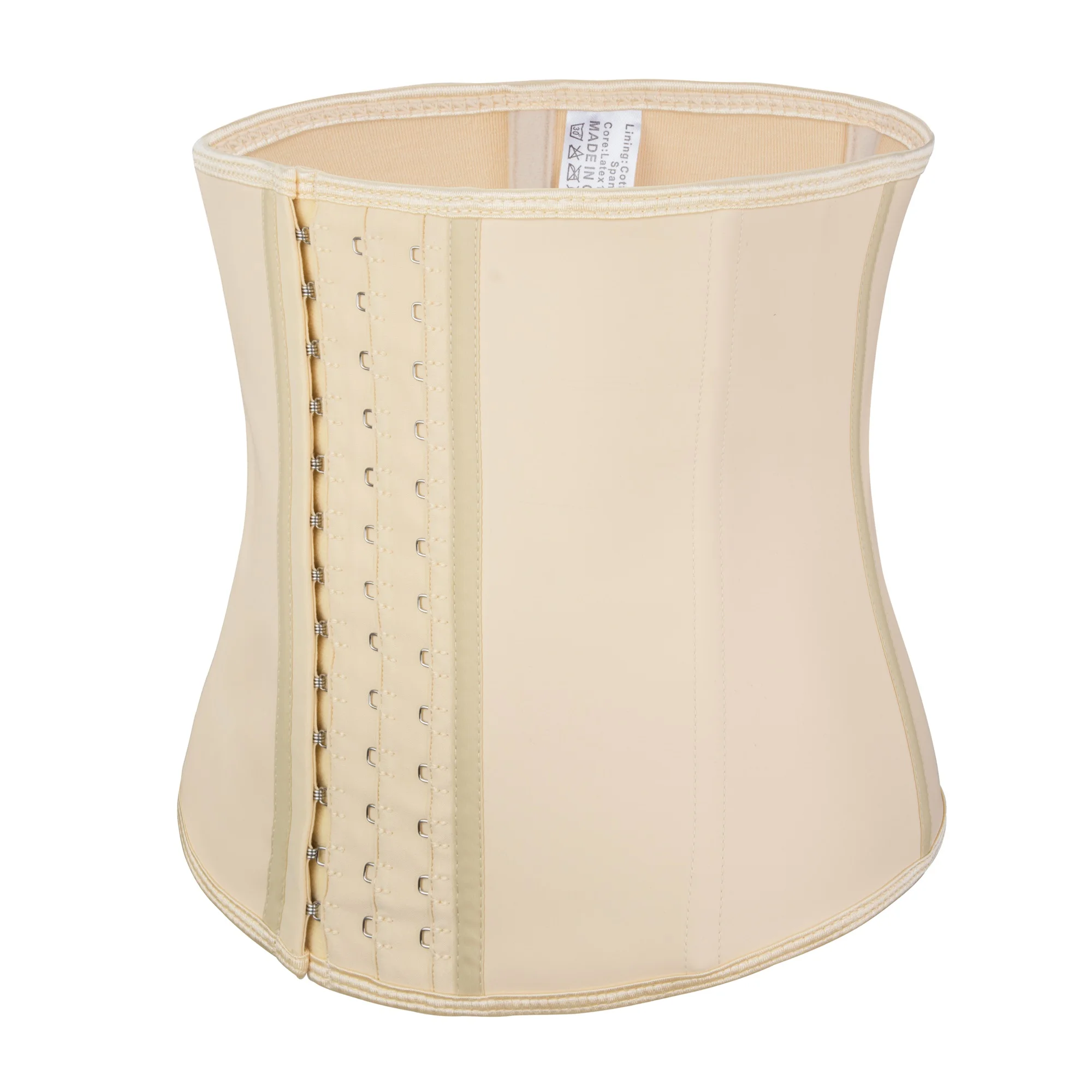 

Waist Trimmer Cincher Available Latex 9 Steel Bone Waist corset waist trainers, Black, skin