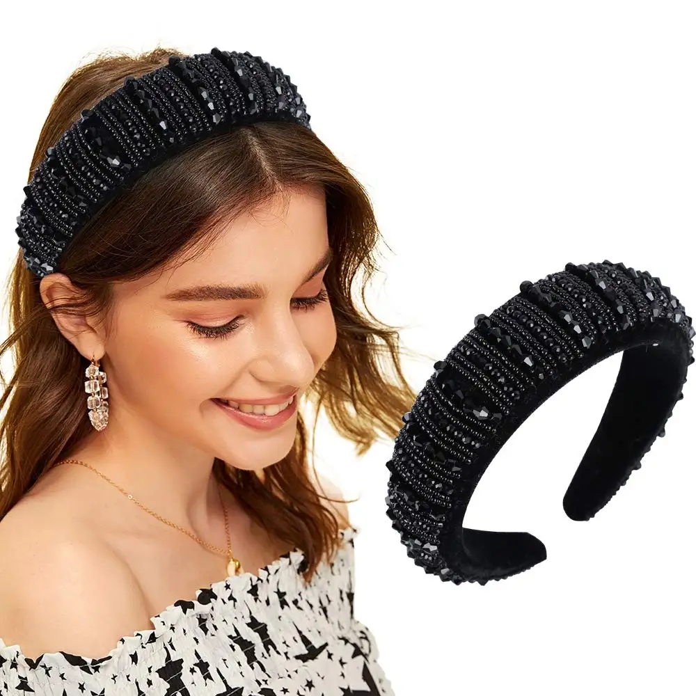 Wholesale Fashion European Vintage Women Baroque Crystal Headband