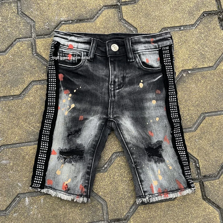 

HG 2021 Fashion Europe Style Boys Denim Shorts Boys Jean Shorts, Picture