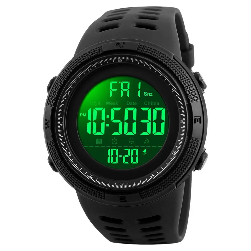 

SKMEI 1251 Wholesale Custom Logo Men Watches Waterproof jam tangan Digital Sport Watch