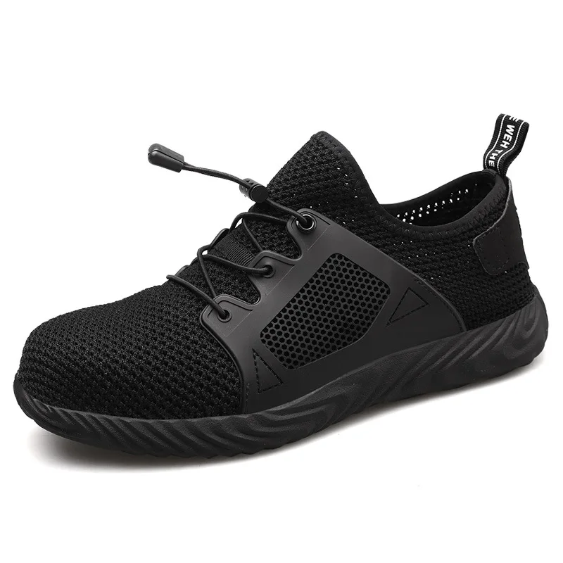 

Breathable comfort Men indestructible shoes Steel toe safety shoes Men safety shoes, Black green