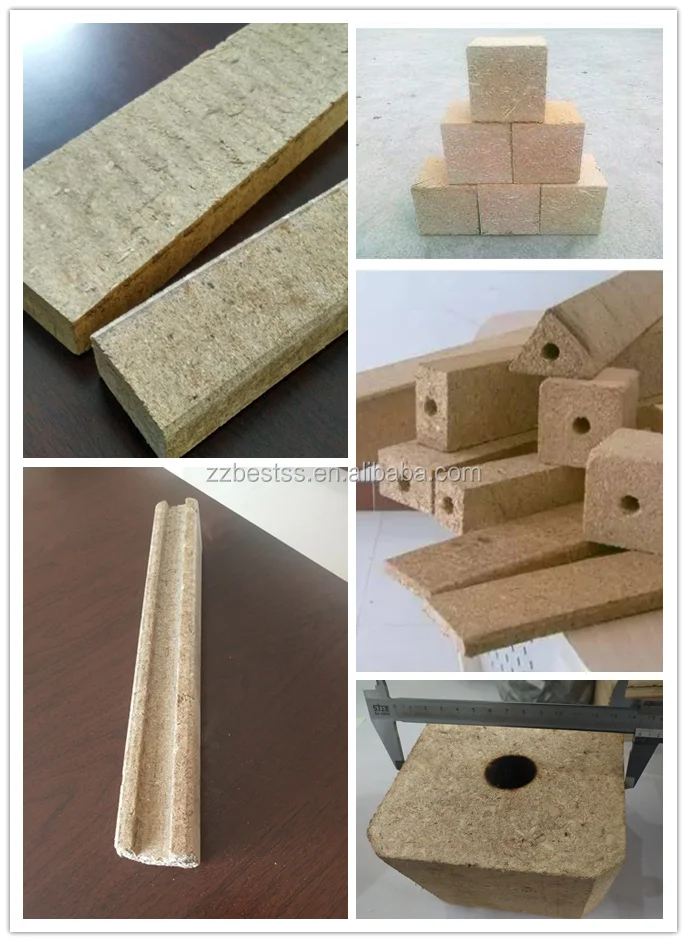 Zzbest Compressed Wood Blocks Making Machines/wood Sawdust Block Making