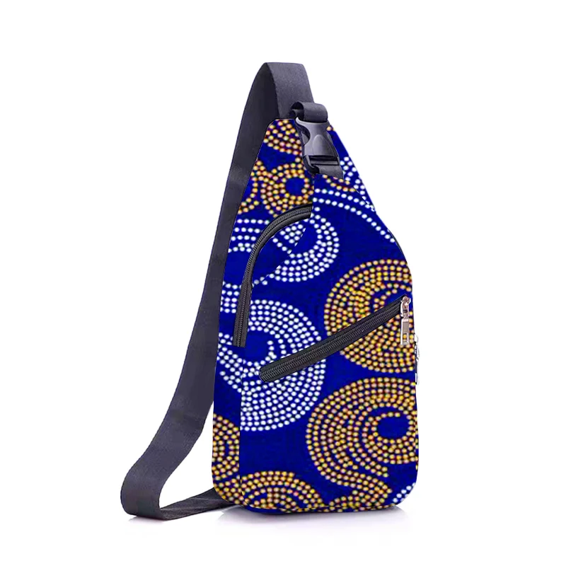 

Hot sale fashion african Crossbody Shoulder Sling Chest Bag African wax print ankara mobile phone bags, tote bag SS-DB09