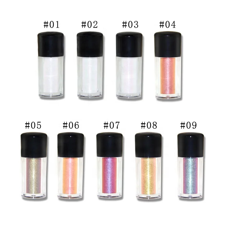 

9 colors glitter shiny eyeshadow pigment loose powder private label