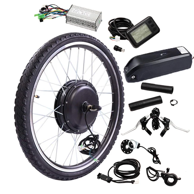 

20 26 27.5 Inch 700c 36v 48v 1000w 2000w Rear Wheel Mtb Hub Motor Set Electric Bicycle Prat E Bike Conversion Kit