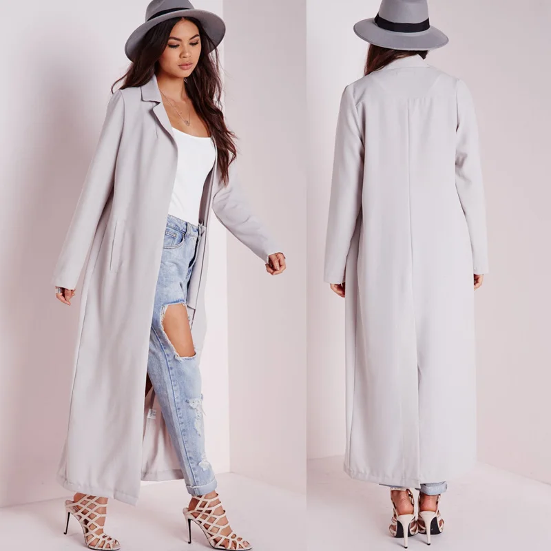 long sleeve maxi duster