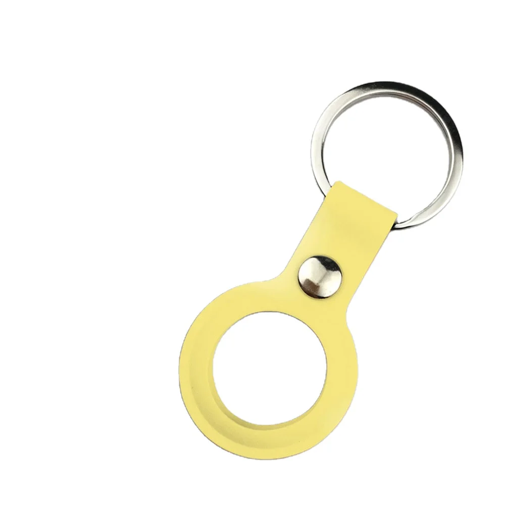 

Wholesale popular locator tracker anti-lost device keychain silicone protective Airtags case suitable for Apple Airtags