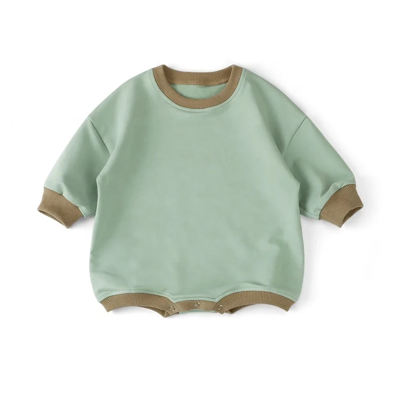 

Infant Children Romper Comfort Bodysuit O-neck Pullover Cotton Loose Leisure Baby Romper, Picture