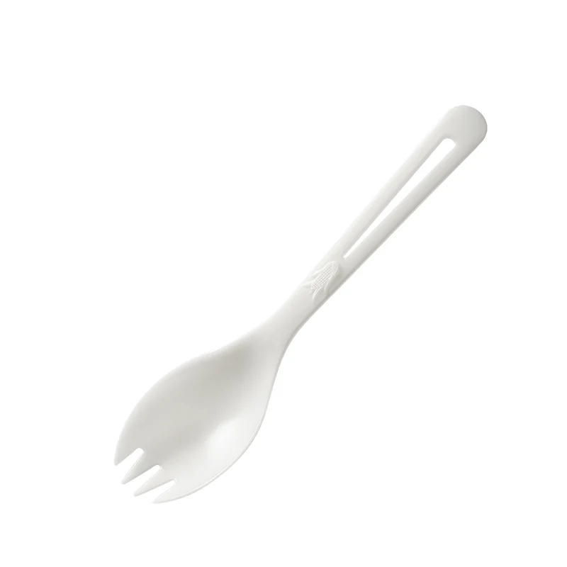 

Stocked Eco Friendly Cornstarch Restaurant Disposable Cutleries Set With Napkin Aircraft Disposable Cutlery Sleeve, White