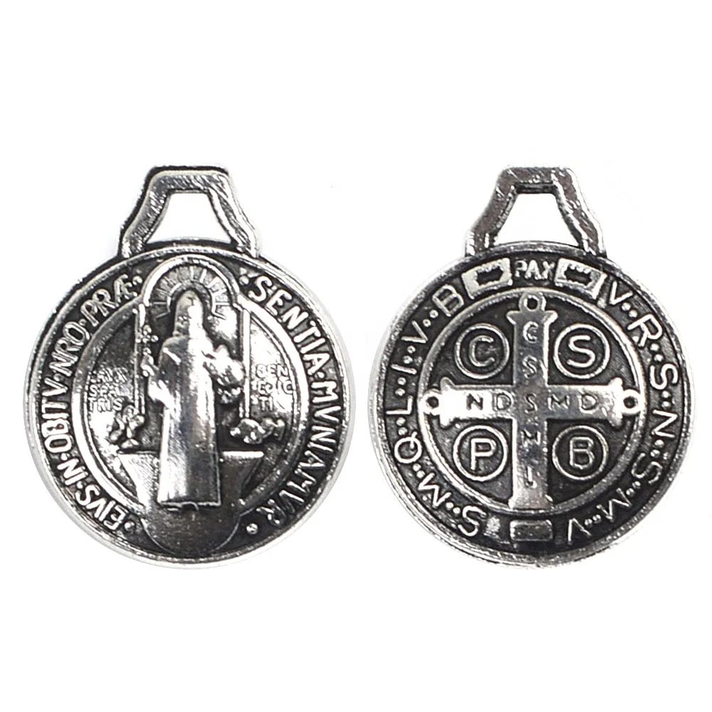 

Saint St Benedict Medal Catholic Exorcism Blessed By Pope Medalla Pendant