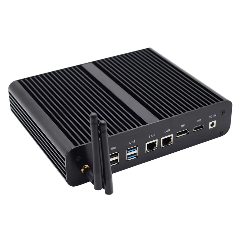 

Partaker Gaming Computer Intel Core i7 7560U Mini Pc Win10 DDR4L Memory Dual Display Support 4K Output, Black