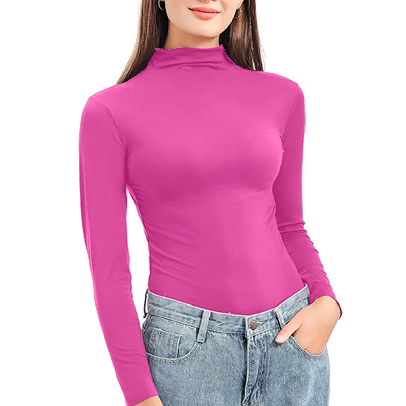 turtleneck t shirts for womens