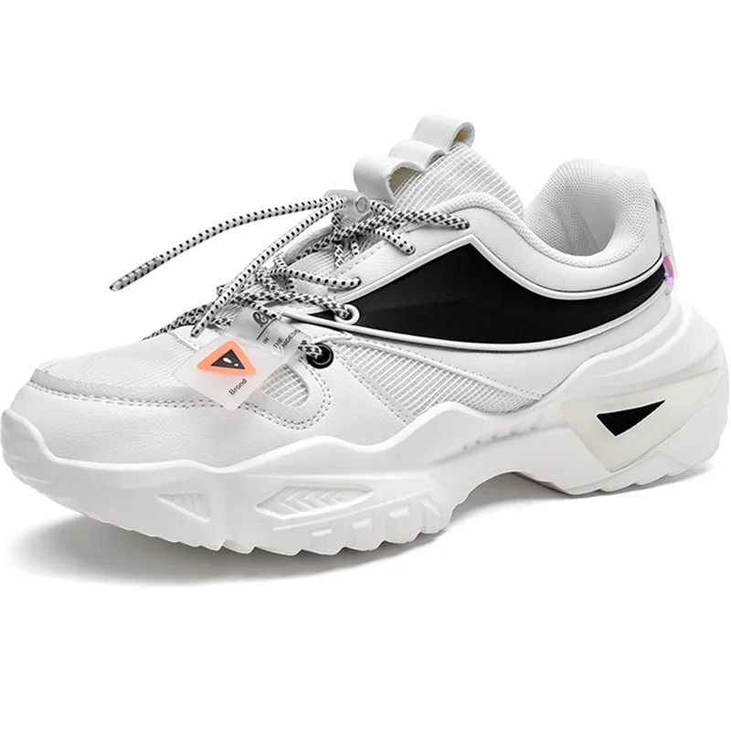 

Dropshipping Custom Logo Fashion Couple Thick Bottom Sneakers New Styles Mesh Breathable Sports Shoes Casual Chunky Footwear