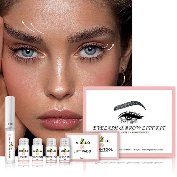 

2 in 1 Lashlift Custom Logo Eyebrow Lifting Products Private Label Eye Brows Lift Kit Browlift Set Supplies