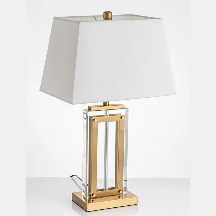 Modern cheap price high quality decorative indoor crystal desk lamp