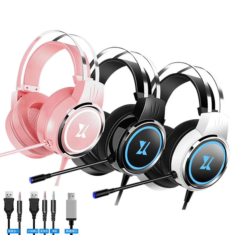 

Hot Selling Gaming Stereo Headset with Mic Headphones Games heafphones audifonos