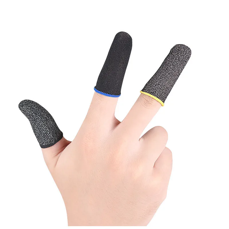 Sensitive Mobile Phone Gaming copper fiber Finger Sleeve anti-sweat Touchscreen Controller Sweatproof Finger sleeve