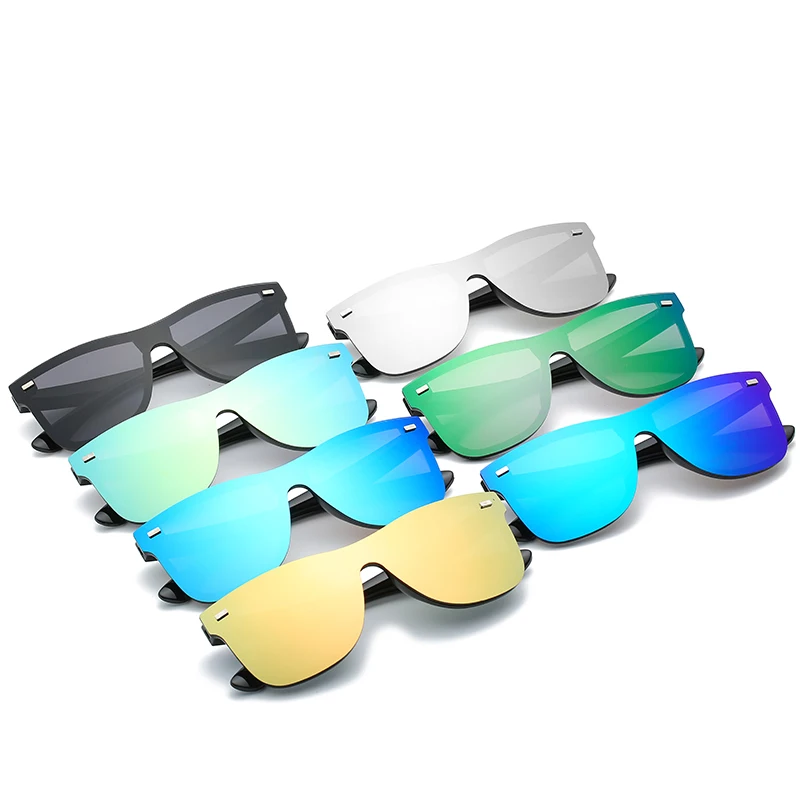 

Rimless Sun Glasses Rivet Decoration Custom Sunglasses