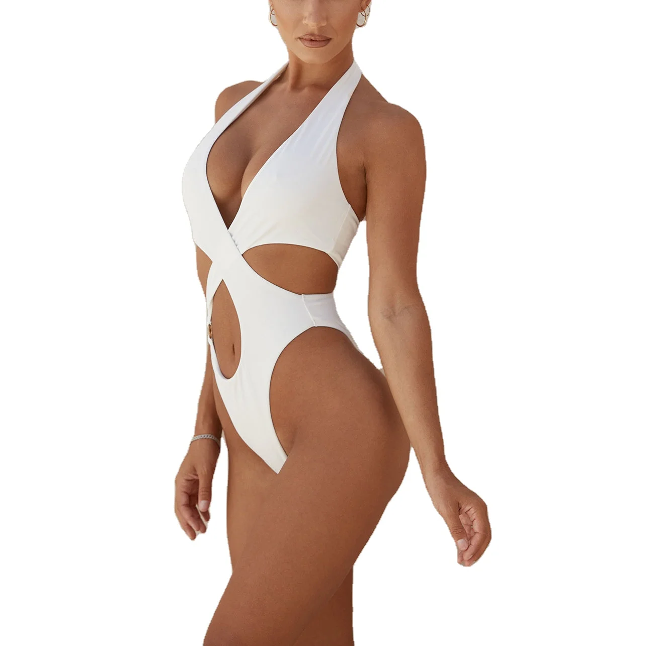 

FH215 Summer Swimwear Sexy Low Price Custom Women Swimwear Hot Selling Swimwear 2021 High Waist