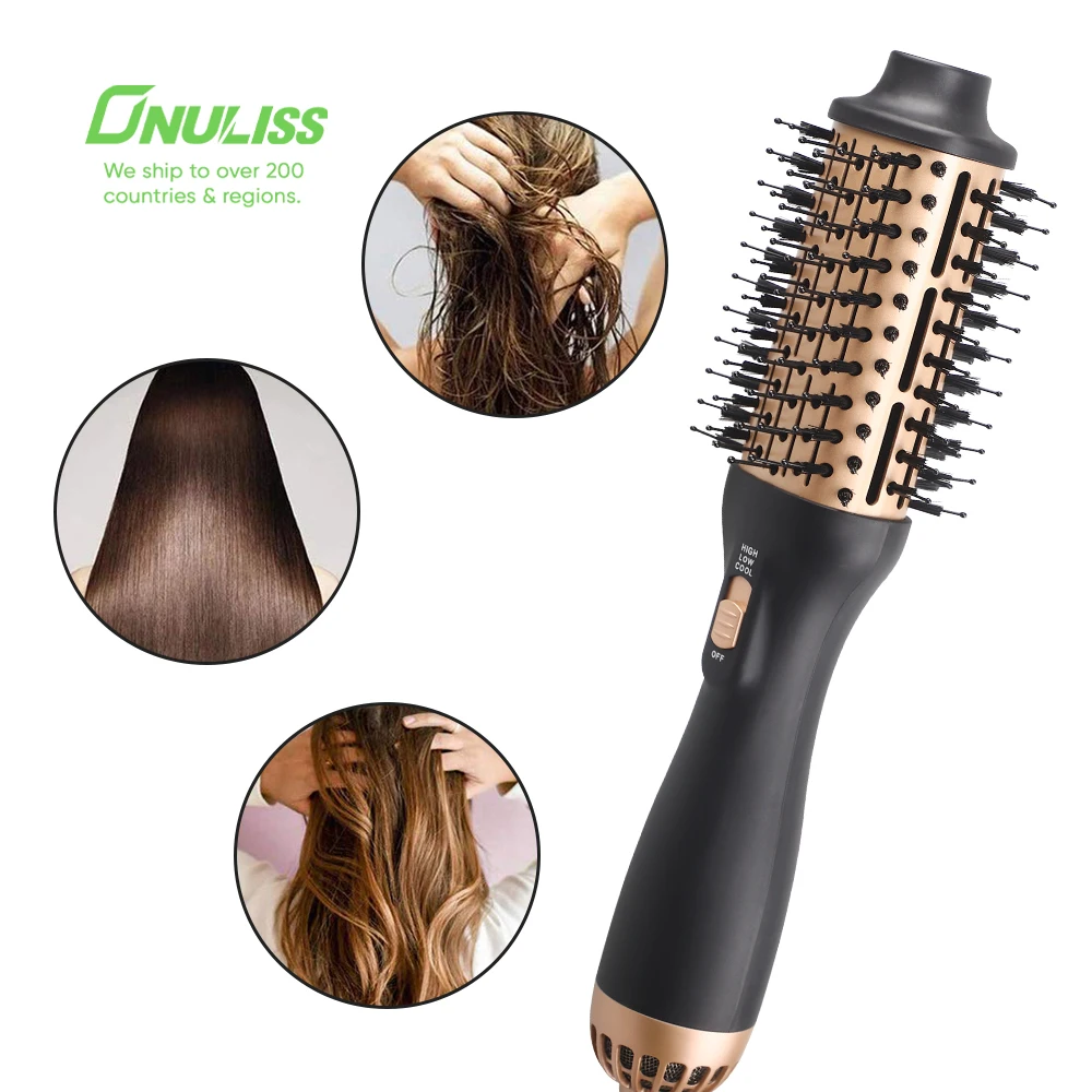 

Professional One Step 1000w Hair Dryer Hot Air Brush Styler And Volumize Cepillo Secador