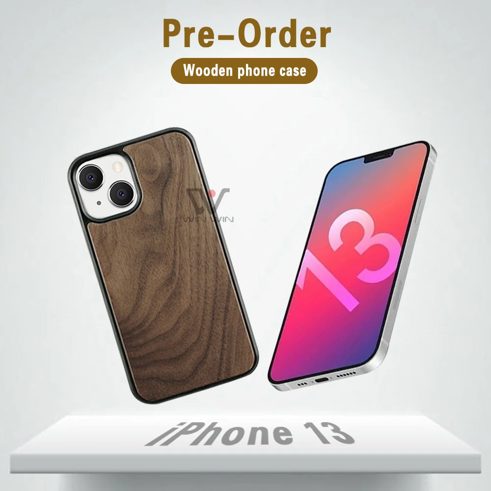 

Blank Wood Custom Olympic Phone Case For iPhone 12 13 Mobile Phone Cover