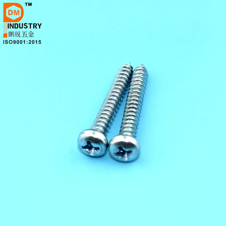 
DIN 7981 cross recessed pan head sef-tapping screws 