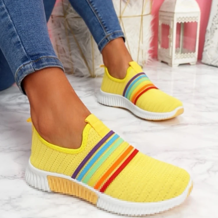 

rainbow tennis sneakers beautiful designs cheap custom ladies shoes women