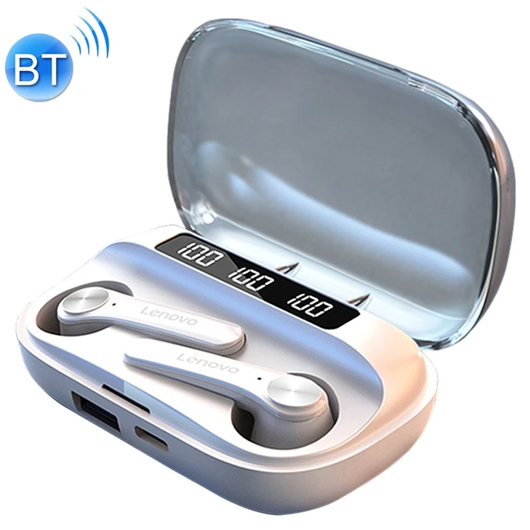 

Dropshipping Original Lenovo QT81 IPX4 TWS Wireless Earphone Noise Reduction Touch Control Waterproof Earphone with Charging Box